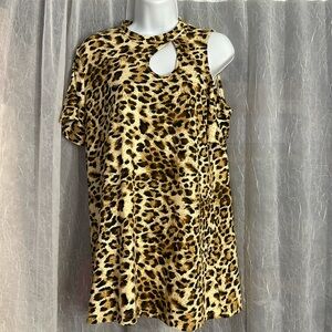 Cheetah print top